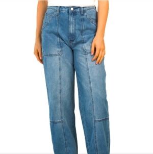 ELAN Denim Cargo Pants Size M